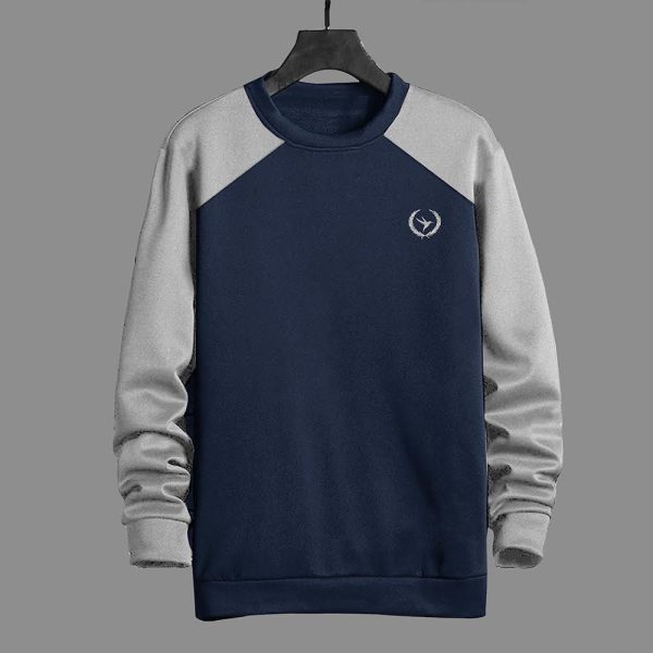 Fleece-Fabric-Sweatshirt-Navy-Raglan-Canary-Clothing